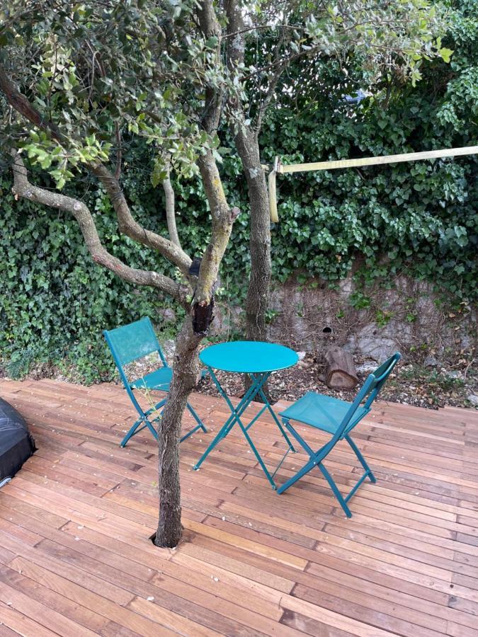 Studio Independant - Terrasse Et Piscine En Ete Restinclieres Bagian luar foto